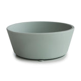 Mushie Silikon-Kinderschüssel, Cambridge Blue, Schüssel mit Rutschfestem Saugnapf