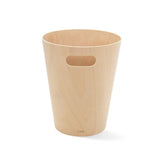 Umbra Woodrow Abfalleimer, Natur/Holz, 7,5 Liter, Zweifarbiger Papierkorb