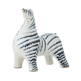 Bloomingville Zayn Deko aus Steingut in Blau – tierische Dekofigur für Wohnzimmer & Regal