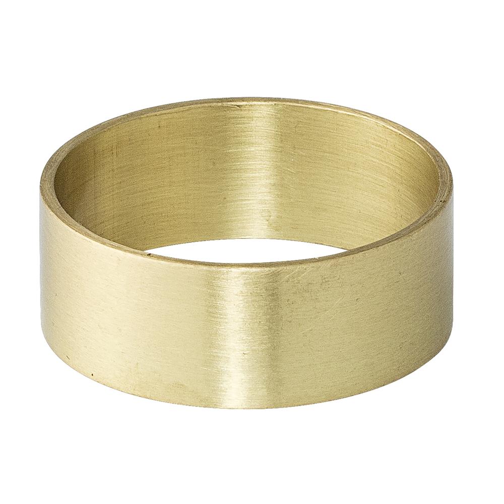 Bloomingville Laurie Serviettenring 4er Set Gold 4,5 x 1,5 cm Messing Dekorationsring für Servietten