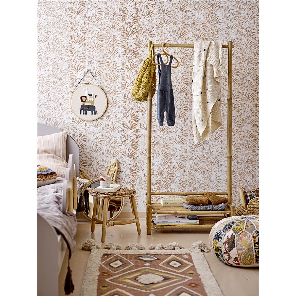 Bloomingville MINI Aranya Kinder Kleiderbügel Natur Rattan Kinderzimmer Kindergarderobe dänisches Design