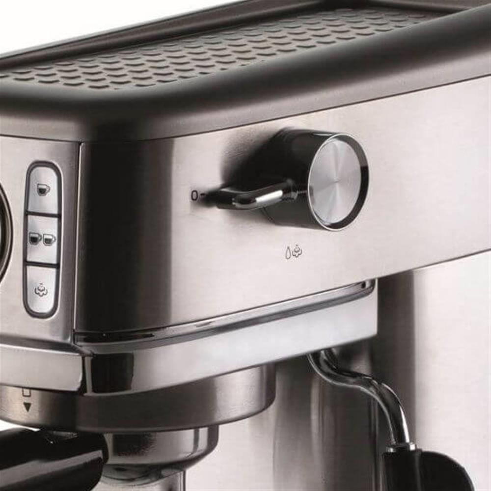 Ariete Espressomaschine, Silber, Siebträgermaschine für Pulver und ESE-Pads