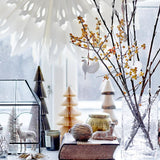 Bloomingville Tuan Hirschfiguren, Braun, Polyresin 3er Set Weihnachtsdeko