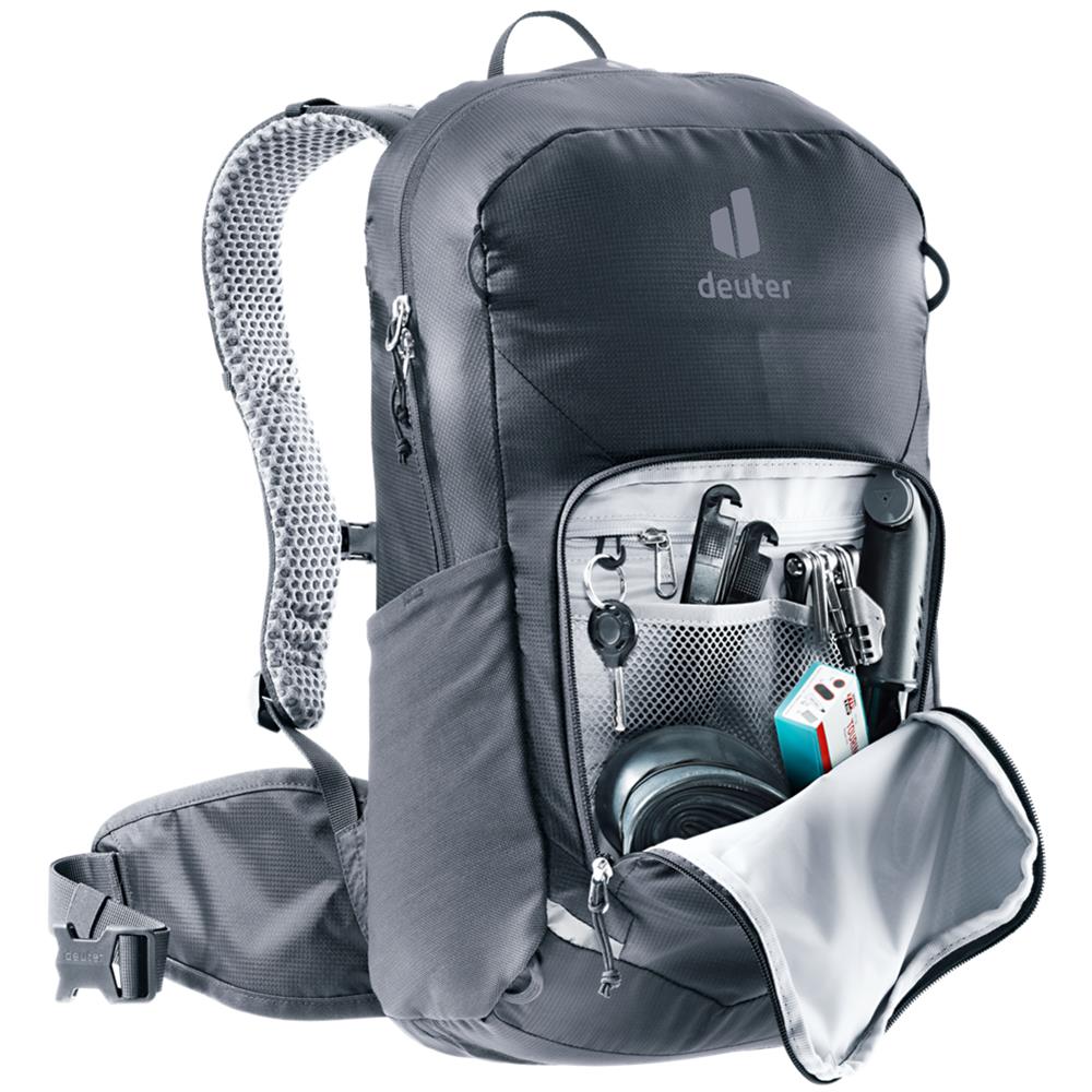 deuter Bike I 20, Fahrradrucksack, black (schwarz), 20L