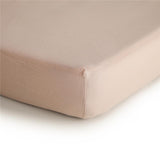 Mushie Musselin-Kinderbettlaken, Blush, 100x40cm Spannbettlaken