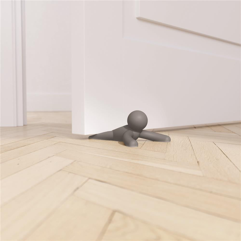 Umbra Buddy Türstopper, Türpuffer für jeden Untergrund in Anthrazit, 2er Set
