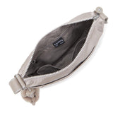 Kipling ARTO M, Mittelgroße Umhängetasche, Metallic Glow (beige), Schultertasche mit Reißverschluss