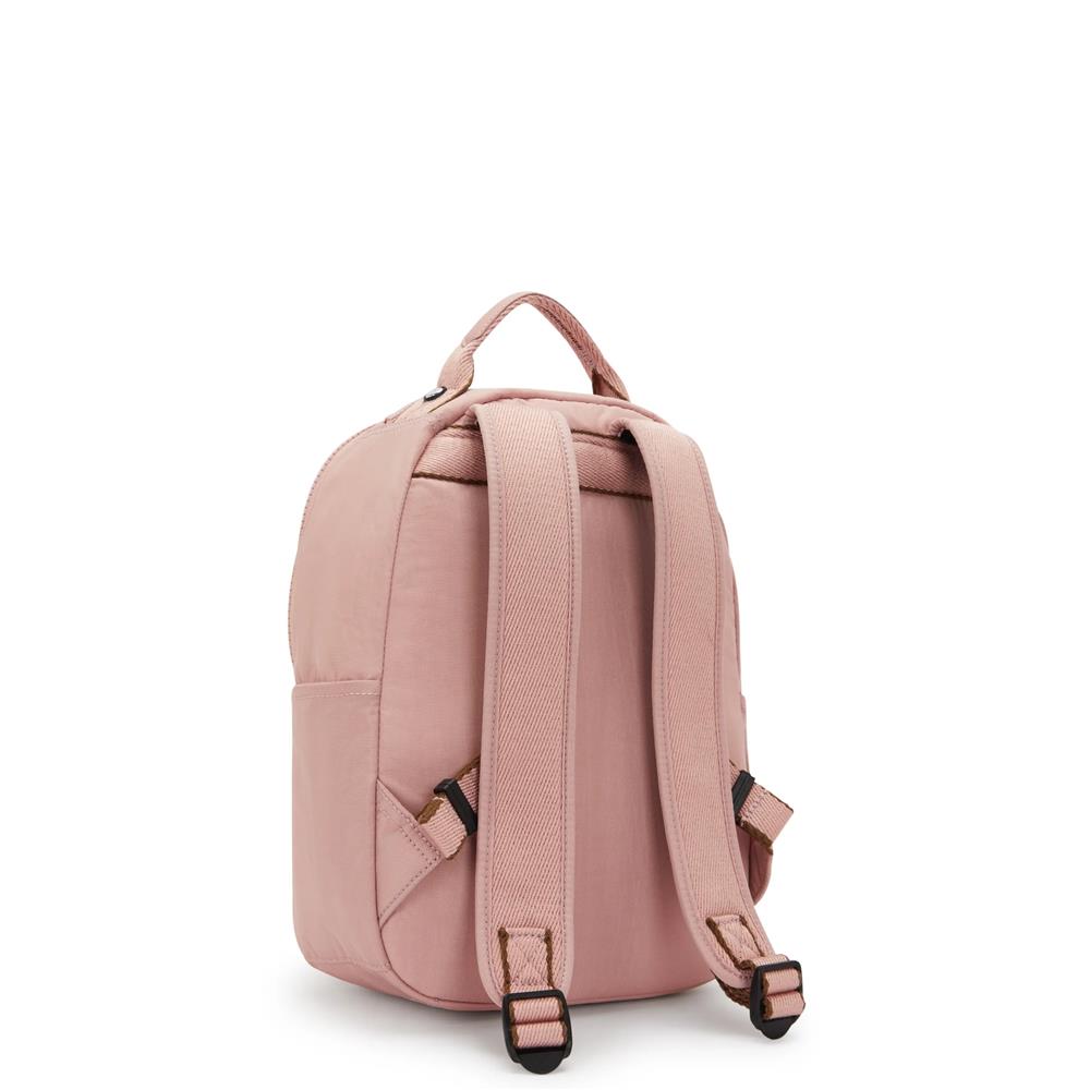 Kipling SEOUL S, kleiner Rucksack, Memory Pink (pink), Rucksack mit Tabletfach 11 Zoll