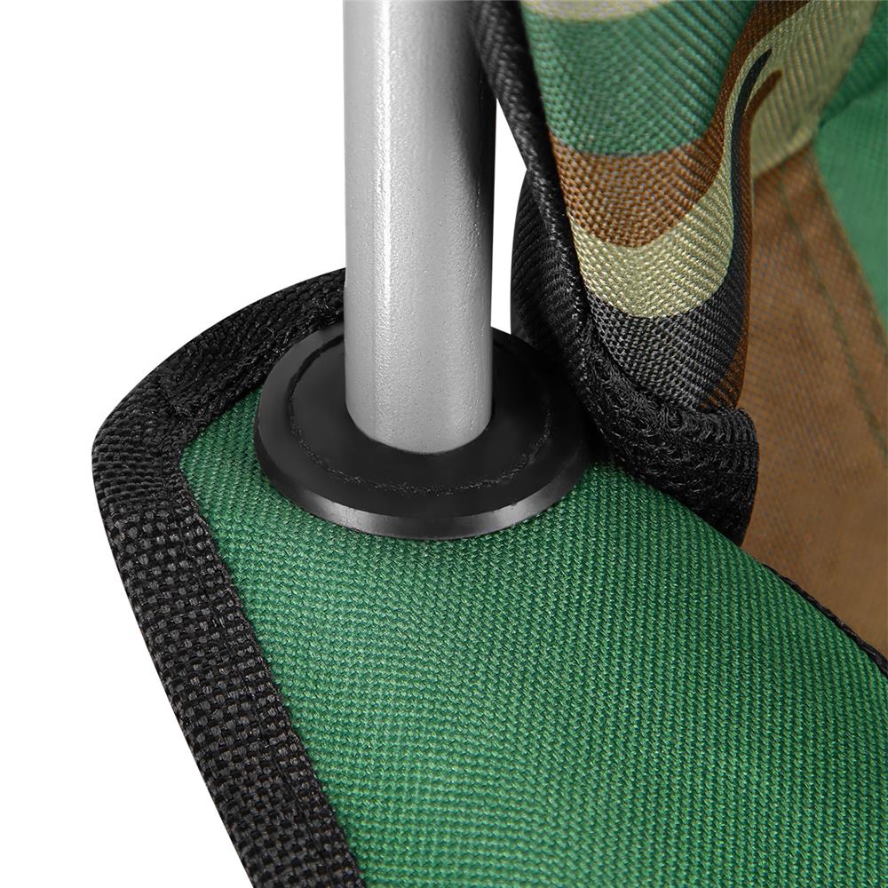 NILS CAMP Campingstuhl Tarnfarben - großer gepolsterter Klappstuhl mit Armlehnen für Camping & Garten