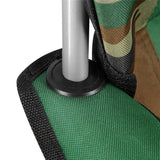 NILS CAMP Campingstuhl Tarnfarben - großer gepolsterter Klappstuhl mit Armlehnen für Camping & Garten