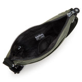 Kipling ARTO S, Kleine Umhängetasche, Green Moss (grün), Schultertasche mit Reißverschluss