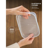LocknLock Frischhaltedosen 6er Set 1.2L, Transparent, BPA-frei, Rechteckig, Gefriergeeignet bis –20 °C