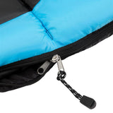 NILS CAMP Schlafsack Schwarz-Blau - Mumienschlafsack für Camping, Trekking & Outdoor