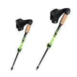 NILS Nordic Walking Stöcke NW8611 Aluminium 6061 Korkgriff Grün