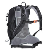 NILS CAMP Trekkingrucksack Ghoster 20L in Schwarz - Outdoor Rucksack mit Belüftung & Regenhülle
