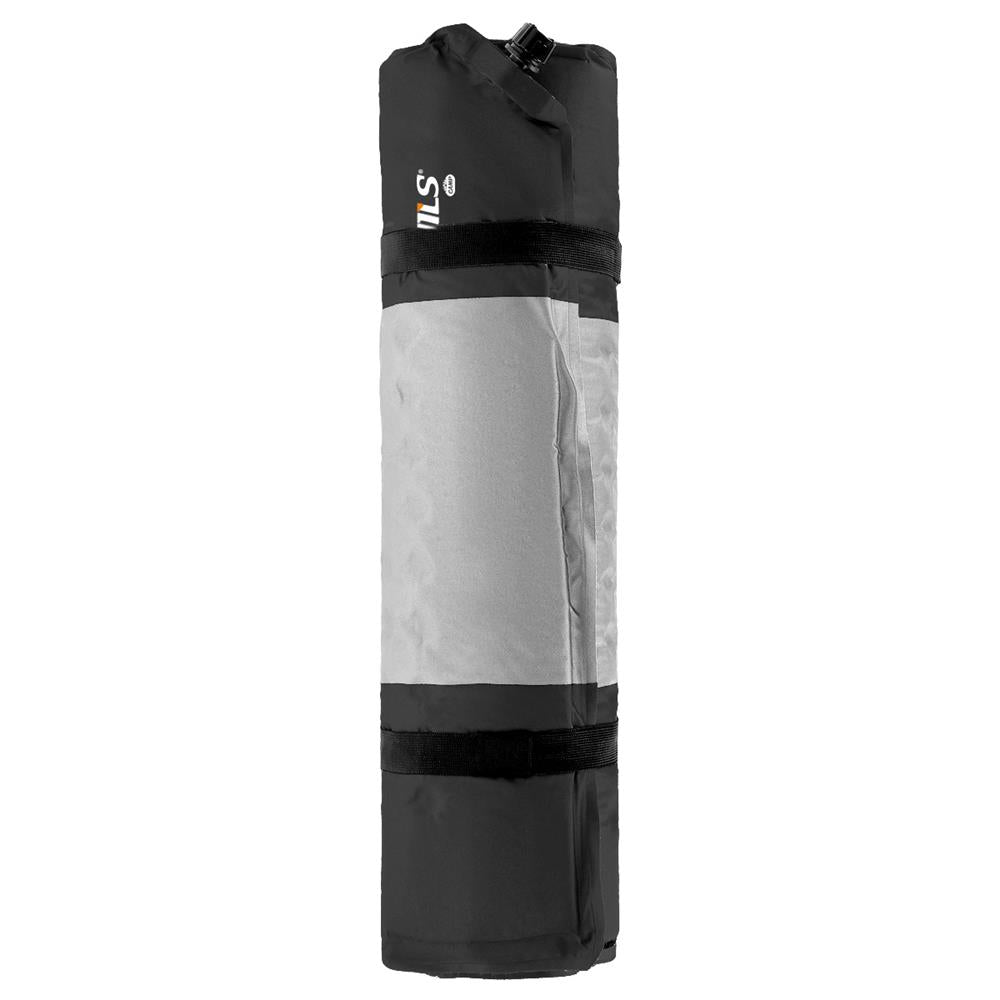 NILS CAMP selbstaufblasende Campingmatte 195 cm schwarz Isomatte Outdoor Schlafmatte
