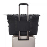 Kipling ART M, multifunktionale Tragetasche, Black Noir (schwarz), Reisetasche mit Trolleyhalterung