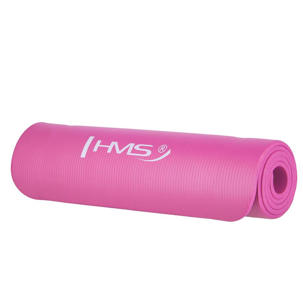 Yogamatte 183 x 61 x 1 cm Fitnessmatte Rosa Gymnastikmatte rutschfest | HMS YM03