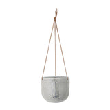 Bloomingville Ileana Blumentopf Steingut Grau 17 x 55 x 15,5 cm Hängeblumentopf Boho