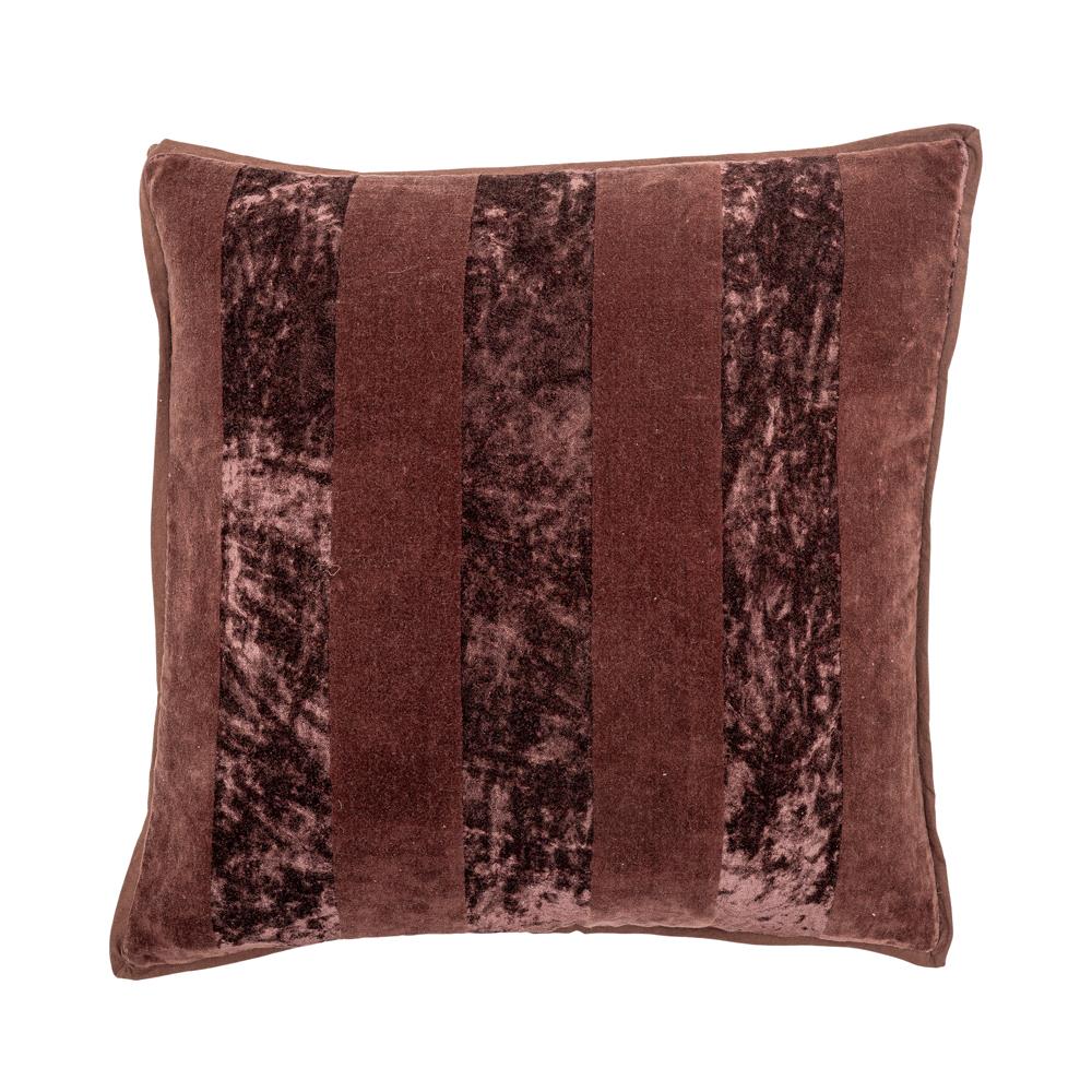 Bloomingville Kosar Kissen Braun – Elegantes Baumwollkissen 45x45 cm mit Strukturmix