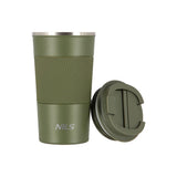 NILS Thermobecher 510 ml Edelstahl grün auslaufsicher Coffee-to-go-Becher für Camping Reisen Alltag