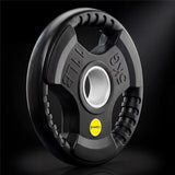 Hantelscheibe 5 kg Gummiert 50 mm mit Tri-Grip-Griffe | HMS TOK05 PRO