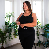 Bauchgürtel Neopren Plus Size Schwarz Fitnessgürtel | HMS BR163