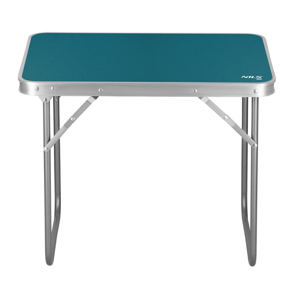 NILS CAMP Campingtisch blau kompakt faltbar für Camping Picknick Garten Outdoor