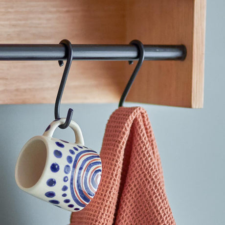 Bloomingville Shama Espressotasse Blau/Braun Steingut D5xH5 cm – buntes Design