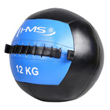 Wall Ball Medizinball 12 kg Trainingsball für Functional Training Blau | HMS WLB12