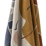 Bloomingville MINI Sun Decke 160x130 cm bunt - Kinderdecke aus recycelter Baumwolle mit Quasten