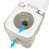 NILS CAMP Campingtoilette Reisetoilette Toilette für unterwegs mobiles WC 20L