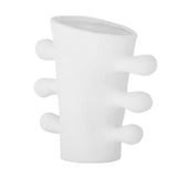 Bloomingville Pernilla Vase, Weiá, Steingut L29,5xH26xW12,5 cm