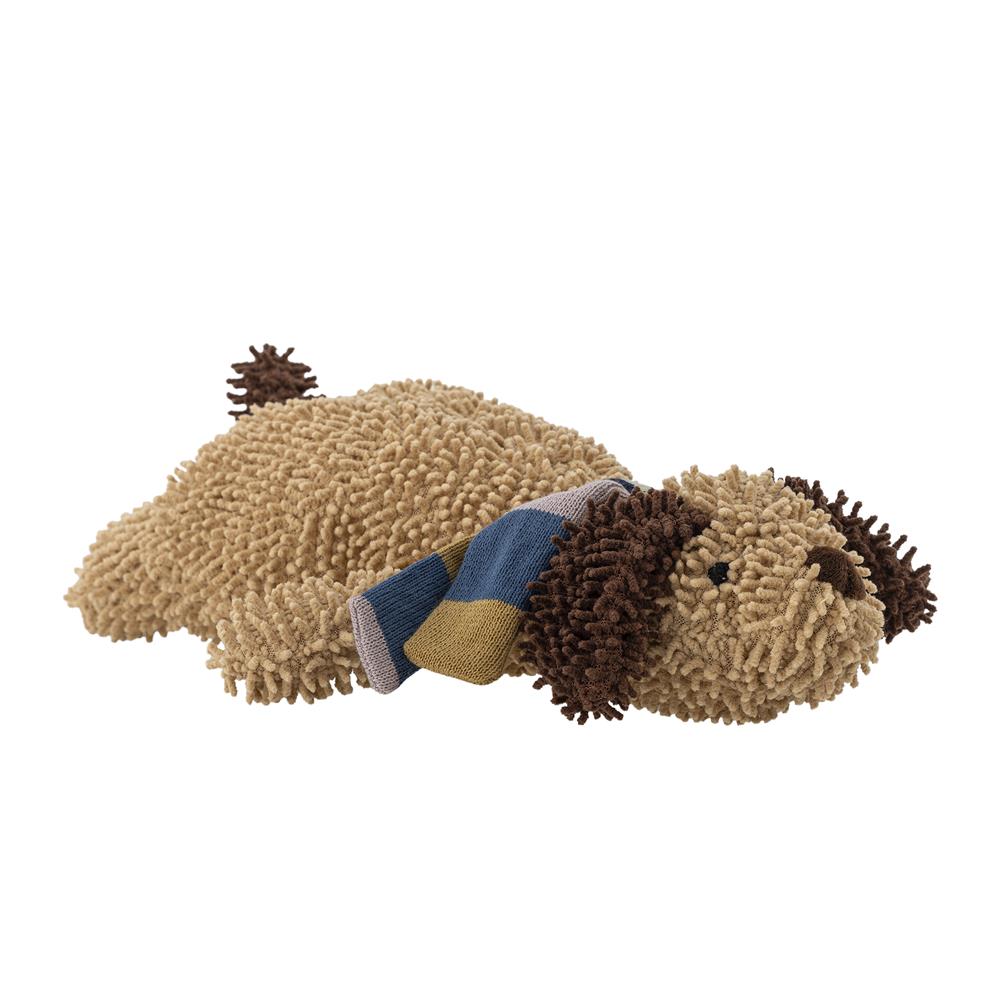 Bloomingville MINI Charlie Plüschtier bunt - weicher Hund Stofftier für Baby & Kinderzimmer Deko