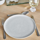 Bloomingville Addison Teller Weiß Steingut 26,5 cm skandinavisch