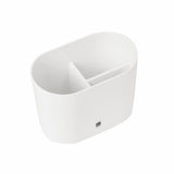 Umbra Step Zahnputzbecher Weiß Zahnbürstenhalter und Becher für Make-Up Accessoires mit drei Fächern