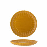 Bloomingville Latina Teller, Gelb, 20 cm, Steingut, dänisches Design