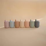 Mushie Silikon-Trinklernbecher, Shifting Sand, BPA-frei
