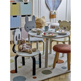 Bloomingville MINI Tatiana Geschirr-Set, Weiß, Steingut, 2er Set mit Tasse + Teller