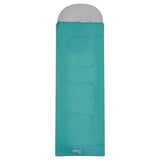 NILS CAMP Schlafsack Größe L Grün-Grau - leichter Sommerschlafsack für Camping, Reisen & Outdoor