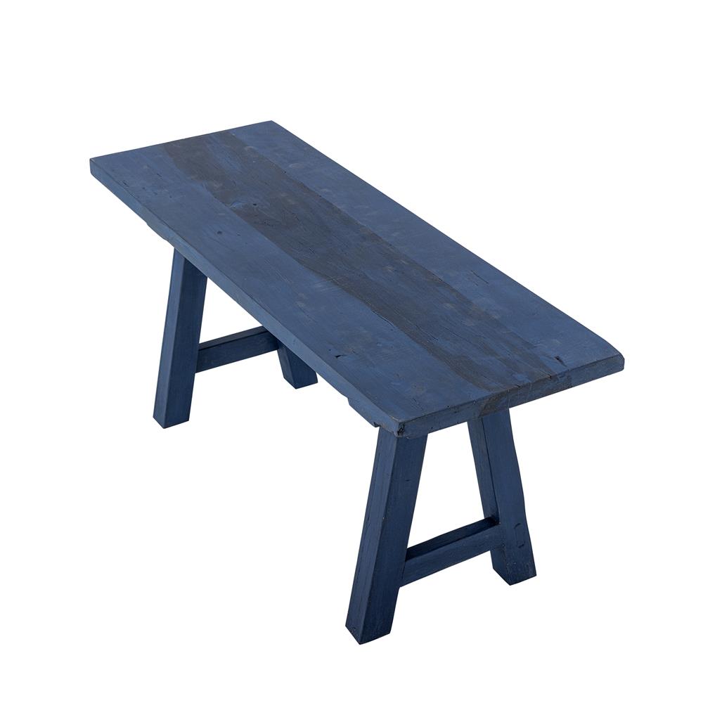 Bloomingville Porir Sockel blau - Holz Podest Deko Sockel modern Wohnzimmer Display Tisch