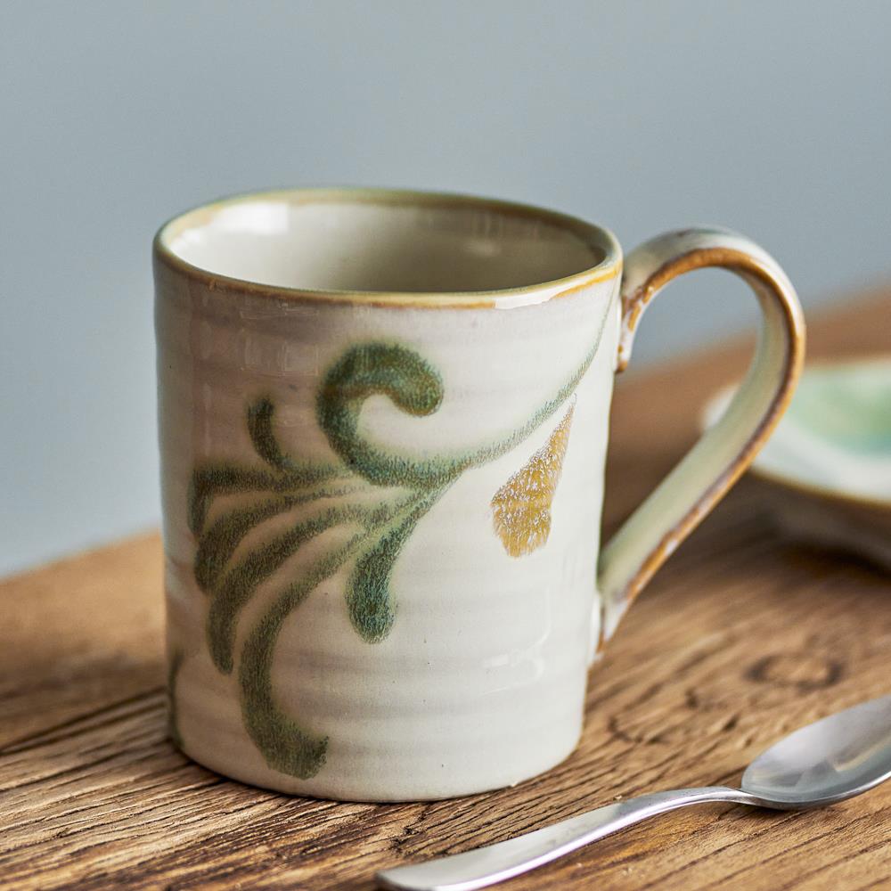 Bloomingville Bethany Tasse 4er Set 225 ml D9 cm bunt - Steingut Tassen für Küche & Tischdeko