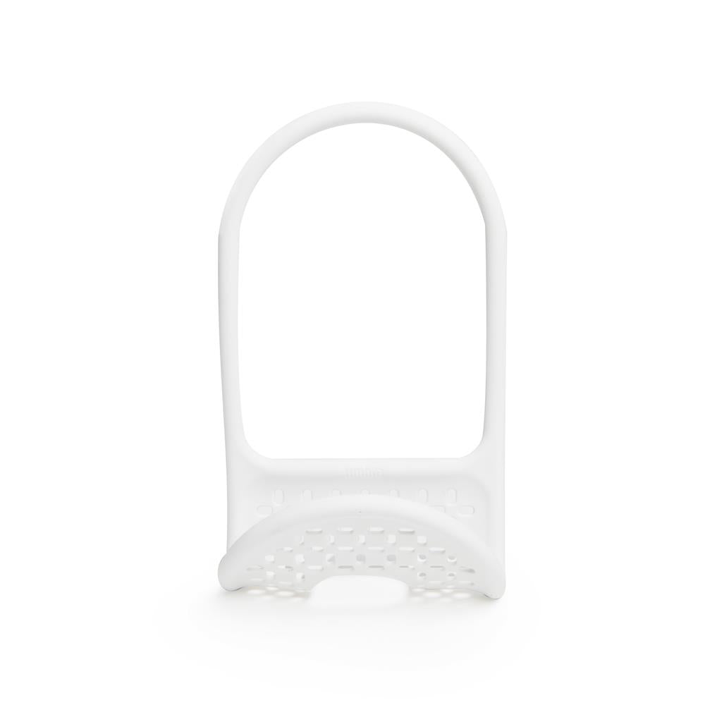Umbra Sling Flexible Spülbeckenablage Weiß multifunktionaler Halter für Spülbürste Spüllappen
