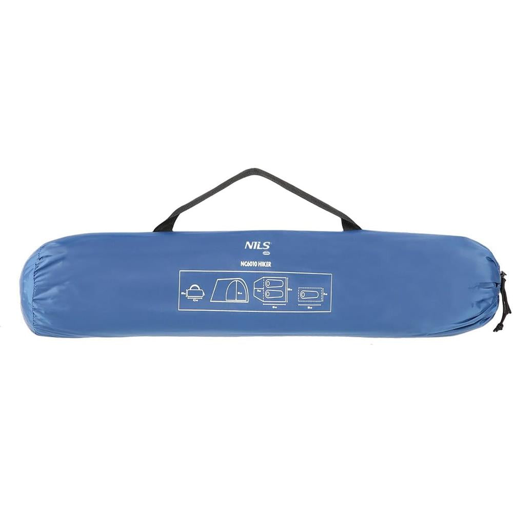 NILS CAMP Hiker Zelt für 2 Personen in Blau - kompaktes Campingzelt mit Vorraum für Camping & Outdoor