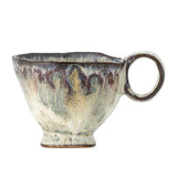 Bloomingville Imogen Tasse aus Steingut in Bunt 175 ml – handgefertigte Tasse für Küche