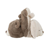 Bloomingville MINI Berta 2in1 Plüschtier Teddybär-Hase Braun Polyester