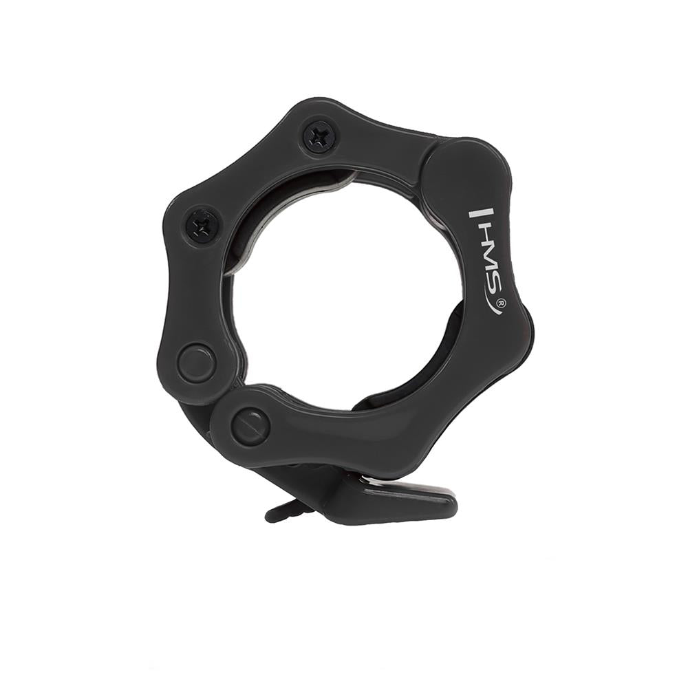 Langhantelverschlüsse 50 mm Schwarz Schnellverschluss, 2 Stück | HMS ZG1000
