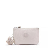 Kipling CREATIVITY S, kleine Geldbörse, Metallic Glow (beige), Portemonnaie mit Reißverschluss