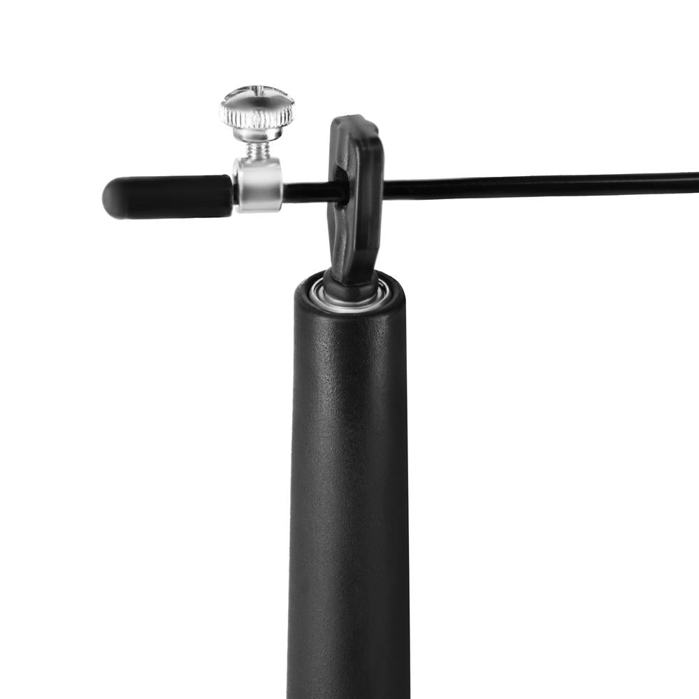 Speed Rope Springseil 280 cm Stahlseil verstellbar Schwarz | HMS SK50