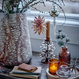 Bloomingville Stern Baumschmuck Sterne aus Papier, Naturr 9er Set Weihnachtsanhänger